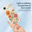 For iPhone Air Case Beautiful Flowers Pattern Printing Straight Edge TPU Phone Back Cover - Beige - 4