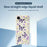 For iPhone Air Case Purple Butterflies Pattern Printing Straight Edge TPU Phone Back Cover - Beige - 3