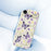 For iPhone Air Case Purple Butterflies Pattern Printing Straight Edge TPU Phone Back Cover - Beige - 5