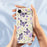 For iPhone Air Case Purple Butterflies Pattern Printing Straight Edge TPU Phone Back Cover - Beige - 6