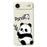 For iPhone Air Case Panda Pattern Printing Straight Edge TPU Phone Back Cover - Beige - 1