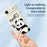 For iPhone Air Case Panda Pattern Printing Straight Edge TPU Phone Back Cover - Beige - 4