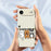 For iPhone Air Case Three Animal Dolls Pattern Printing Straight Edge TPU Phone Back Cover - Beige - 6