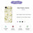 For iPhone Air Case White Flowers Green Leaves Pattern Printing Straight Edge TPU Phone Back Cover - Beige - 2