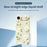 For iPhone Air Case White Flowers Green Leaves Pattern Printing Straight Edge TPU Phone Back Cover - Beige - 3