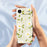 For iPhone Air Case White Flowers Green Leaves Pattern Printing Straight Edge TPU Phone Back Cover - Beige - 6