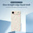 For iPhone Air Case Small Flower Pattern Printing Straight Edge TPU Phone Back Cover - Beige - 3