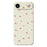 For iPhone Air Case Red Cherry Pattern Printing Straight Edge TPU Phone Back Cover - Beige - 1