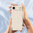For iPhone Air Case Pink Small Flowers Pattern Printing Straight Edge TPU Phone Back Cover - Beige - 6