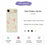 For iPhone Air Case Flowers and Grass Pattern Printing Straight Edge TPU Phone Back Cover - Beige - 2