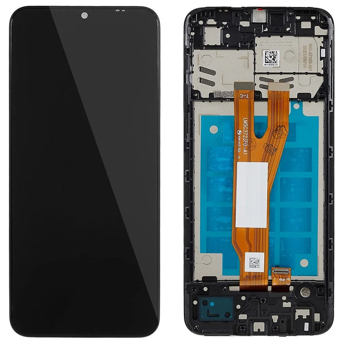 For Samsung Galaxy A03 Core A032 Grade C LCD Screen and Digitizer Assembly + Frame Replacement Part (without Logo) - 1