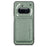 For Nothing Phone (3a) Case Magnetic Detachable Card Holder Phone Back Cover - Green - 1