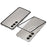 For Sony Xperia 1 VI Matte Case Aluminium Alloy + PC Phone Cover Pop-Up Snap Lock - Silver - 1