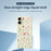 For iPhone 17 Case Small Flower Leaves Pattern Printing Straight Edge TPU Phone Back Cover - Beige - 3