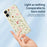 For iPhone 17 Case Small Flower Leaves Pattern Printing Straight Edge TPU Phone Back Cover - Beige - 4