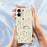 For iPhone 17 Case Small Flower Leaves Pattern Printing Straight Edge TPU Phone Back Cover - Beige - 6