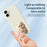 For iPhone 17 Case Angry Cat Pattern Printing Straight Edge TPU Phone Back Cover - Beige - 4