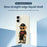 For iPhone 17 Case Cool Bear Pattern Printing Straight Edge TPU Phone Back Cover - Beige - 3