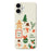 For iPhone 17 Case Christmas Snowman Pattern Printing Straight Edge TPU Phone Back Cover - Beige - 1