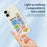 For iPhone 17 Case Colored Sticky Notes Pattern Printing Straight Edge TPU Phone Back Cover - Beige - 4