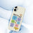 For iPhone 17 Case Colored Sticky Notes Pattern Printing Straight Edge TPU Phone Back Cover - Beige - 5
