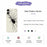 For iPhone 17 Case Spider Pattern Printing Straight Edge TPU Phone Back Cover - Beige - 2
