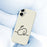 For iPhone 17 Case Stick Figure Pattern Printing Straight Edge TPU Phone Back Cover - Beige - 5
