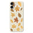 For iPhone 17 Case Maple Leaves Pattern Printing Straight Edge TPU Phone Back Cover - Beige - 1
