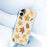 For iPhone 17 Case Maple Leaves Pattern Printing Straight Edge TPU Phone Back Cover - Beige - 5