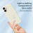 For iPhone 17 Case White Love Pattern Printing Straight Edge TPU Phone Back Cover - Beige - 4