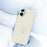 For iPhone 17 Case White Love Pattern Printing Straight Edge TPU Phone Back Cover - Beige - 5