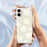 For iPhone 17 Case White Daisy Pattern Printing Straight Edge TPU Phone Back Cover - Beige - 6