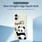 For iPhone 17 Case Panda Pattern Printing Straight Edge TPU Phone Back Cover - Beige - 3