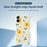 For iPhone 17 Case Yellow Floral and Leaves Pattern Printing Straight Edge TPU Phone Back Cover - Beige - 3