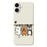 For iPhone 17 Case Three Animal Dolls Pattern Printing Straight Edge TPU Phone Back Cover - Beige - 1