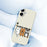 For iPhone 17 Case Three Animal Dolls Pattern Printing Straight Edge TPU Phone Back Cover - Beige - 5