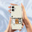 For iPhone 17 Case Three Animal Dolls Pattern Printing Straight Edge TPU Phone Back Cover - Beige - 6