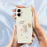 For iPhone 17 Case Sketch Leaves Pattern Printing Straight Edge TPU Phone Back Cover - Beige - 6