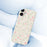 For iPhone 17 Case Small Flower Pattern Printing Straight Edge TPU Phone Back Cover - Beige - 5