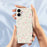 For iPhone 17 Case Small Flower Pattern Printing Straight Edge TPU Phone Back Cover - Beige - 6