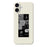 For iPhone 17 Case Stitching Photos Pattern Printing Straight Edge TPU Phone Back Cover - Beige - 1