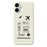 For iPhone 17 Case Boarding Ticket Pattern Printing Straight Edge TPU Phone Back Cover - Beige - 1