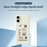 For iPhone 17 Case Boarding Ticket Pattern Printing Straight Edge TPU Phone Back Cover - Beige - 3