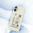 For iPhone 17 Case Boarding Ticket Pattern Printing Straight Edge TPU Phone Back Cover - Beige - 5