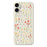 For iPhone 17 Case Flowers and Grass Pattern Printing Straight Edge TPU Phone Back Cover - Beige - 1
