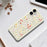 For iPhone 17 Case Flowers and Grass Pattern Printing Straight Edge TPU Phone Back Cover - Beige - 7