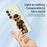 For Samsung Galaxy A36 5G Case Cool Bear Pattern Printing Straight Edge TPU Phone Back Cover - Beige - 4