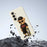For Samsung Galaxy A36 5G Case Cool Bear Pattern Printing Straight Edge TPU Phone Back Cover - Beige - 7