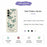 For Samsung Galaxy A36 5G Case Green Butterfly Pattern Printing Straight Edge TPU Phone Back Cover - Beige - 2