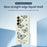 For Samsung Galaxy A36 5G Case Green Butterfly Pattern Printing Straight Edge TPU Phone Back Cover - Beige - 3